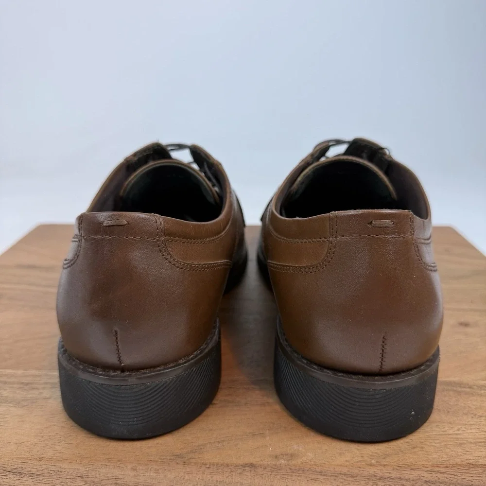 New Mens Johnston & Murphy Holcomb Waterproof Plain Toe Leather Oxfords Sz 10‎ D